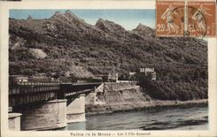 VINTAGE POSTCARD Valle Of the Meuse the 4 Aymond Wire