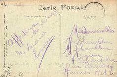 POSTAL de la VENDIMIA Sables d'Olonne el hotel De I' Ocean y la playa