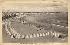 Opinión de la POSTAL de la VENDIMIA Sables d'Olonne de la playa