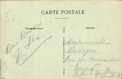 Ancla de la POSTAL de la VENDIMIA Sables d'Olonne de la marina