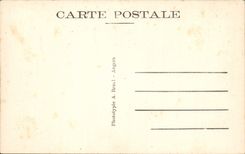 Detalles de la POSTAL de la VENDIMIA Sables d'Olonne del folklore del casquillo