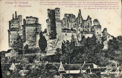 VINTAGE POSTCARD Ruins Of the Castle De Pierrefonds