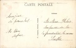 POSTAL Pornichet de la VENDIMIA la playa del viejo hombre de Pornichet