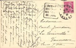 Silla de manos de la POSTAL de la VENDIMIA la ciudadela