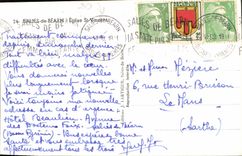 MODERN CARD Dirtied De Bearn Church St Vincent