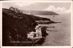 VINTAGE POSTCARD Holy Brieuc the Handle With the Monks