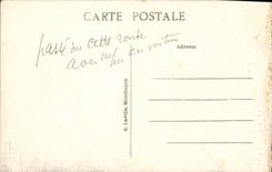 VINTAGE POSTCARD Valley Of Sioule Ruins Of the Castle Rock