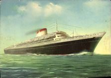 MODERN CARD Linea Espresso Mediterraneo Northern America Leonardo da Vinci Boat Steamer