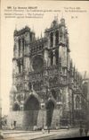VINTAGE POSTCARD the Amiens War the Militaria Cathedral