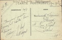 VINTAGE POSTCARD the Amiens War the Militaria Cathedral