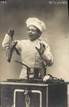 VINTAGE POSTCARD Ah the Dirty Animal Lobster Chief
