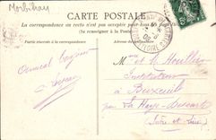 VINTAGE POSTCARD Surroundings of Loirent the Bridge Of the Catch In Construction