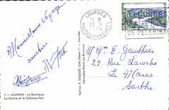 MODERN CARD Heavy the Cave and the strong castle the basilica