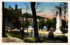 MODERN CARD Laon Seen Of the Cathedral
