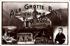 VINTAGE POSTCARD With the Cave For You Heavy Bernadette