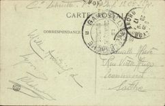 La POSTAL Lyon de la VENDIMIA coloca a Bellecour y a Coteau De Fourviere