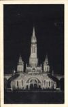 VINTAGE POSTCARD Heavy the Basilica Of Night