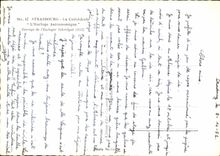 POSTAL MODERNA Estrasburgo la catedral el reloj astronómico