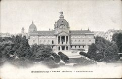 Palacio imperial de Estrasburgo de la POSTAL de la VENDIMIA