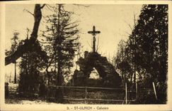 VINTAGE POSTCARD St Ulrich Martyrdom