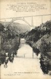 VINTAGE POSTCARD Auvergne Viaduct of Garabit on Truyere
