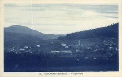 VINTAGE POSTCARD Saulxures View