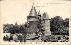 VINTAGE POSTCARD Pornic Chateu Southern Frontage On the Port