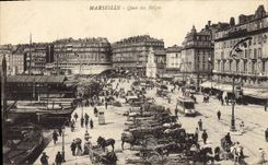 CPA Marseille Quai Des Belges