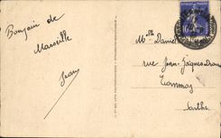 CPA Marseille La Cathedrale Et Notre Dame de la Garde Bateaux