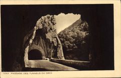 CPA Passage Des Tunnels Du Sieix