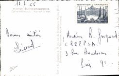 MODERN CARD Holy Marguerite Seen On the Sea