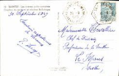 CPM Saintes Les Arenes Gailo Romaines Gradins Du Podium et clocher St Eutrope