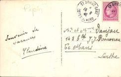 VINTAGE POSTCARD Holy Brieuc Church Saint Michel