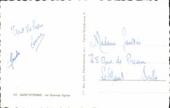 MODERN CARD Holy Etienne the Large Church