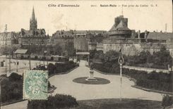 CPA Saint Malo Vue Prise Du Casino