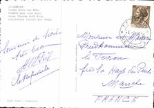 VINTAGE POSTCARD Etna Taormina Teatro Greco