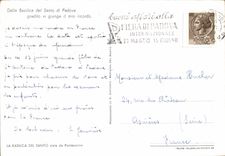 CPM Dalla Basilica Del Santo Di Padova Gradito Vi Guinga Il