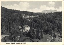VINTAGE POSTCARD Grown Alberghi Mendale