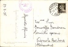 VINTAGE POSTCARD Grown Alberghi Mendale