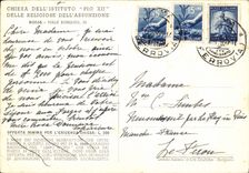 POSTAL Roma Viale Rumania de la VENDIMIA