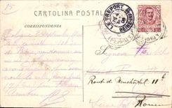 VINTAGE POSTCARD Bologna Torri Asinelli E Garisenda