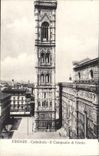 VINTAGE POSTCARD Firenze Cattedrale It Bell-tower Di Giotto