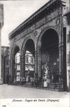 VINTAGE POSTCARD Firenze Loggia Dei Lanzi Orgagna