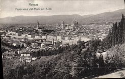 CPA Firenze Panorama Dal Viale Dei Colli