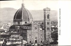 CPA Firenze Panorama Della Cattedrale