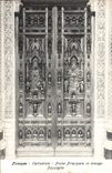 VINTAGE POSTCARD Firenze Cattedrale Carried Principal In Bronzo Passaglia