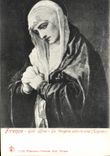 VINTAGE POSTCARD Firenze Gall Uffizi Vergine addolorato Tiziano