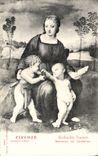 CPA Firenze Raffaello Sanzio Madonna del Cardellino