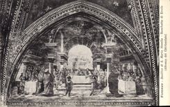 CPA Firenze Basilica Maria Novella Banchetto di Erode 