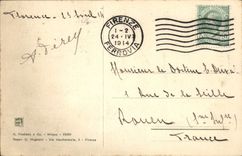 VINTAGE POSTCARD Panorama Di Fiesole Dal Lato Firenze